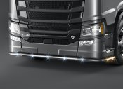 Frontrör i Rostfritt stål till Scania C20 S/R från 2017-