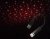 USB Stjärnprojektor - Stjärnhimmel i rött/lila